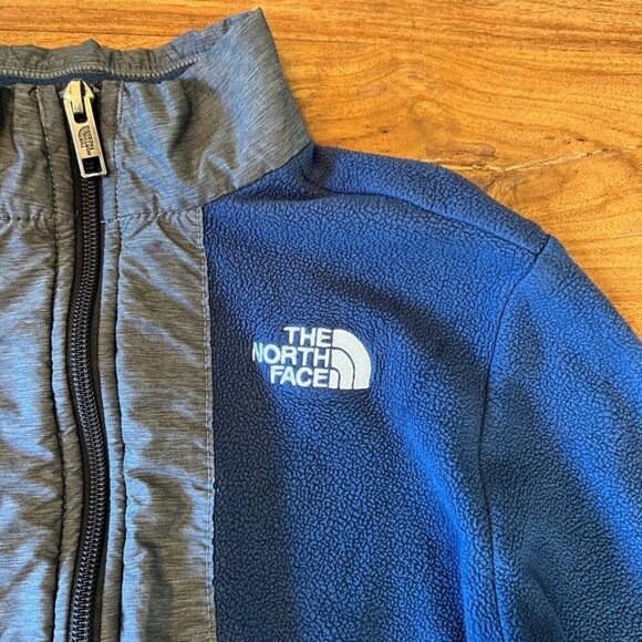 The North Face Shady Blue Unisex Glazier Half-Zip Fleece Jacket Size YS - Picture 3 of 12